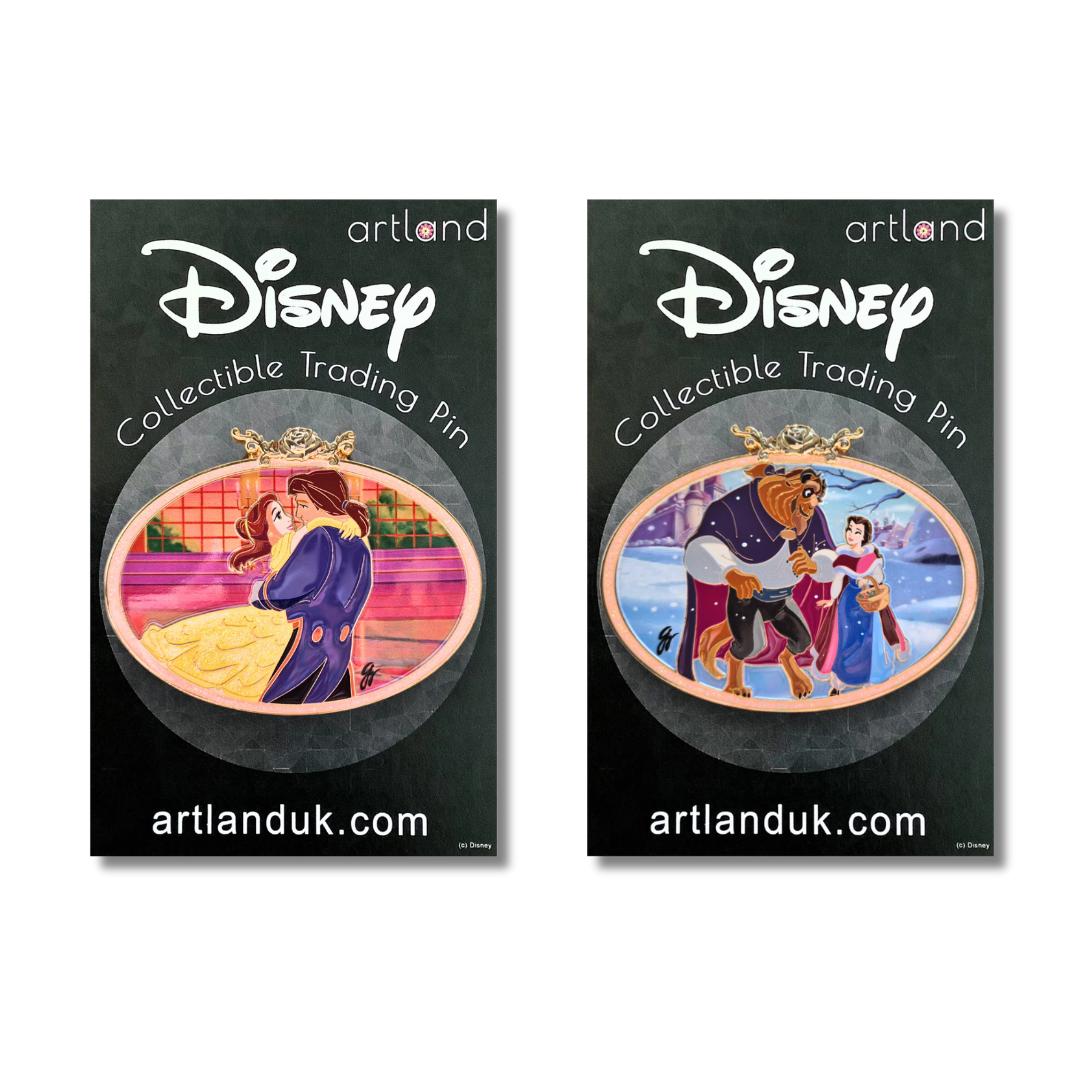 Belle and Beast Oval Duo-PopCultArt-PopCultArt