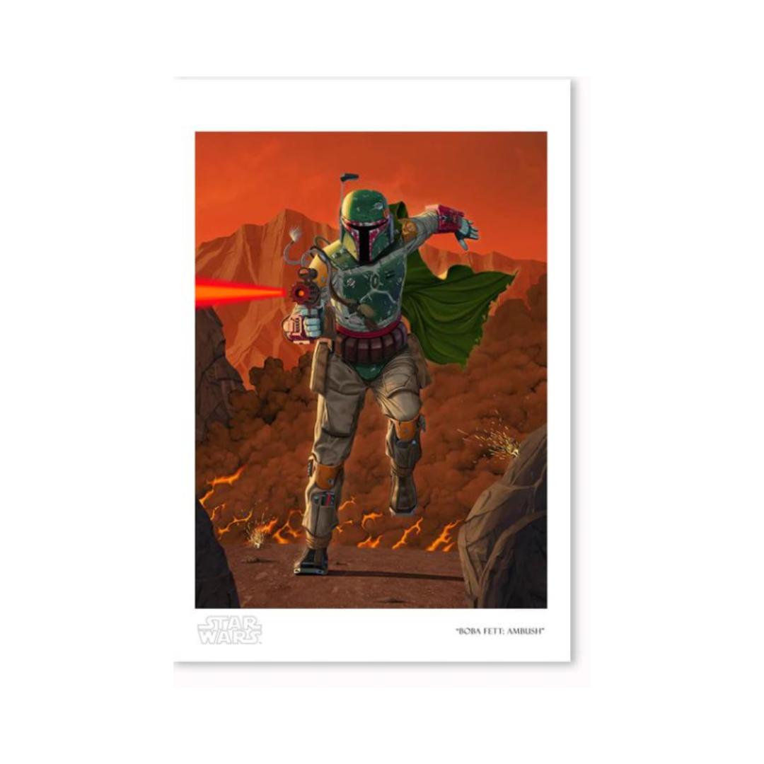 Boba Fett Ambush-Vincent Hie-PopCultArt