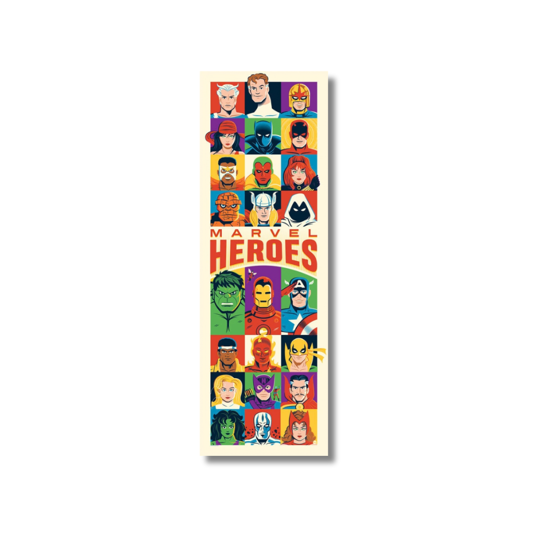 Marvel Heroes – Marvel limited edition lithograph art print by Dave Perillo