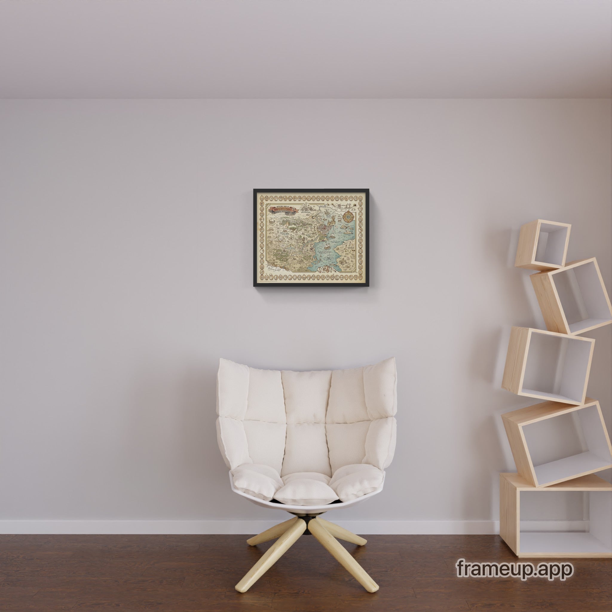 Official Map of Disenchantment-Production Art-PopCultArt