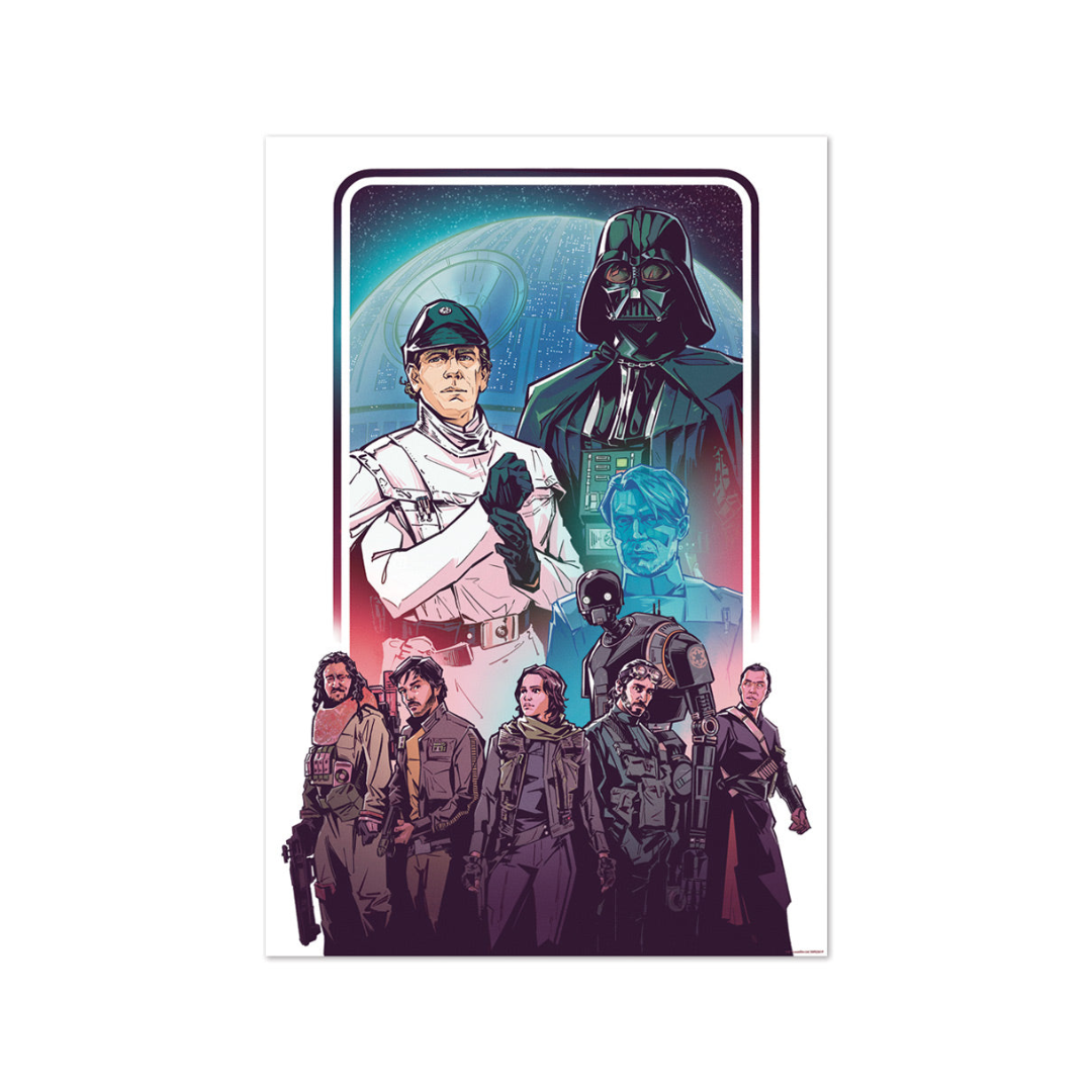 The Verge of Greatness – Star Wars Rogue One limited edition giclée art print by Talon Newton