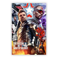 ASSEMBLE | The Falcon and The Winter Soldier  Poster | Chris Christodoulou | PopCultArt