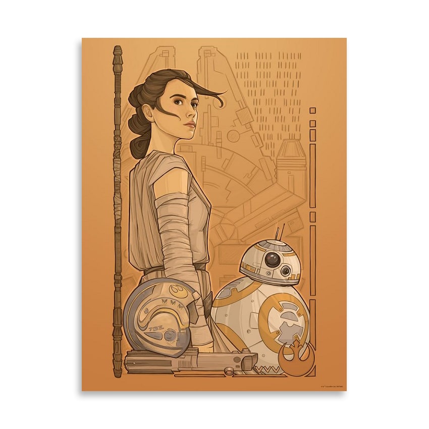 Beyond Jakku | Karen Hallion | Lithograph | PopCultArt.