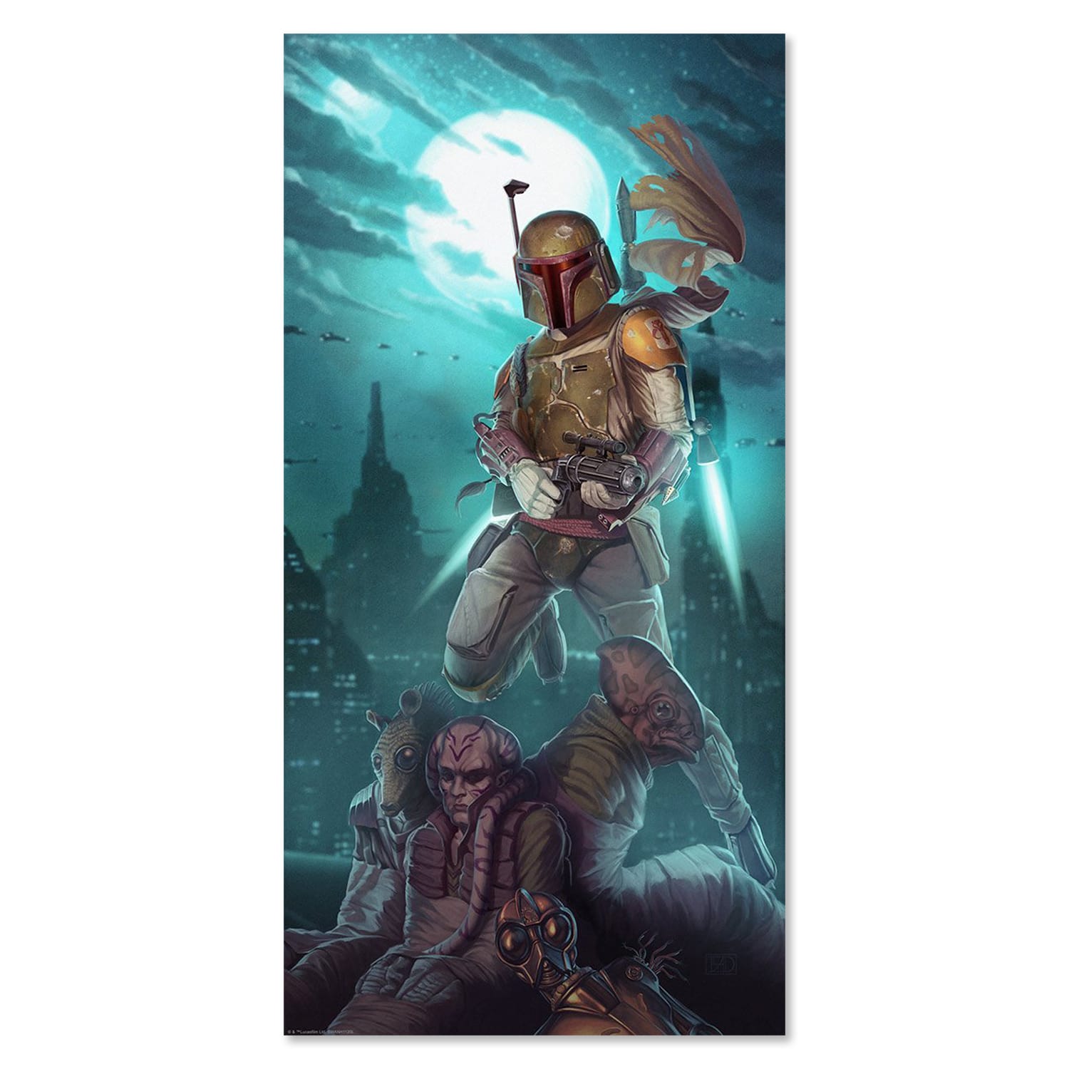 Bounty Acquired - Star Wars Movie Poster | PopCultArt