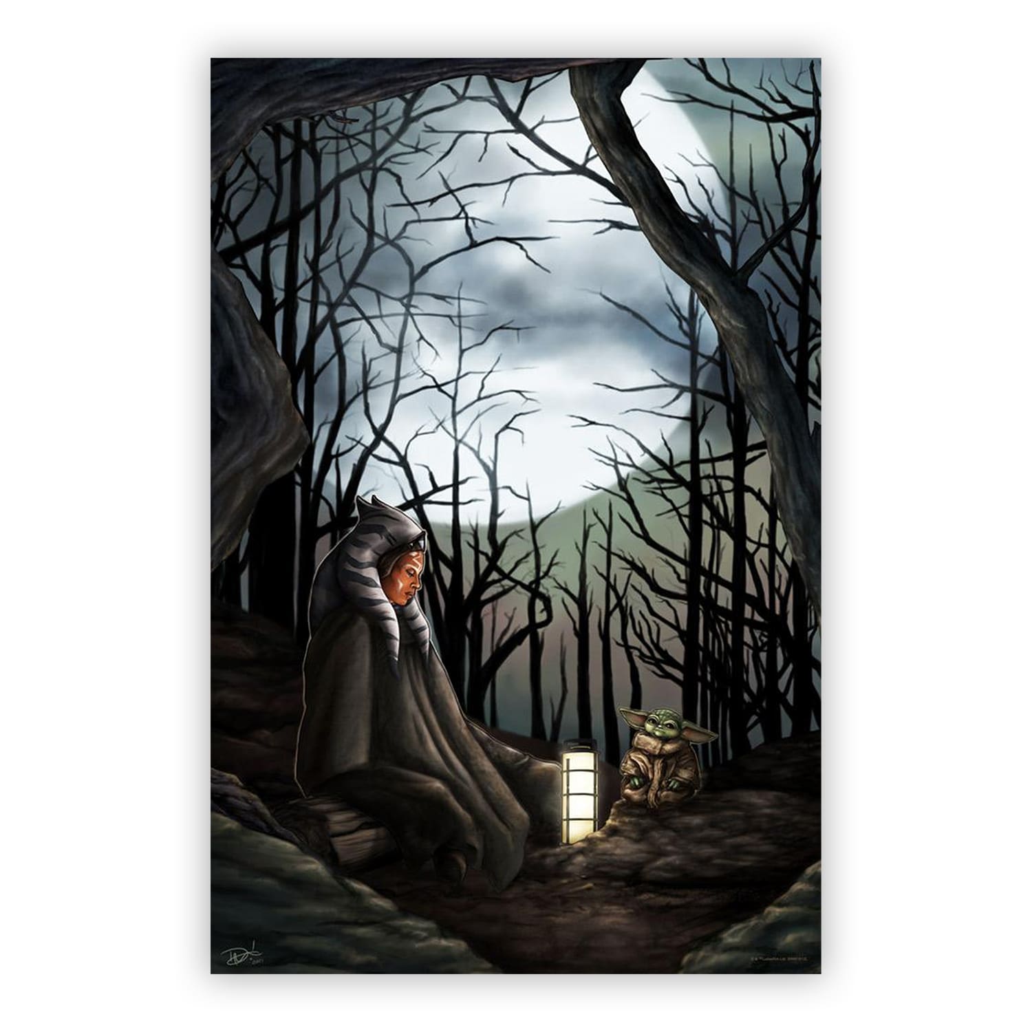 Communion In The Force | The Mandalorian Poster | PopCultArt