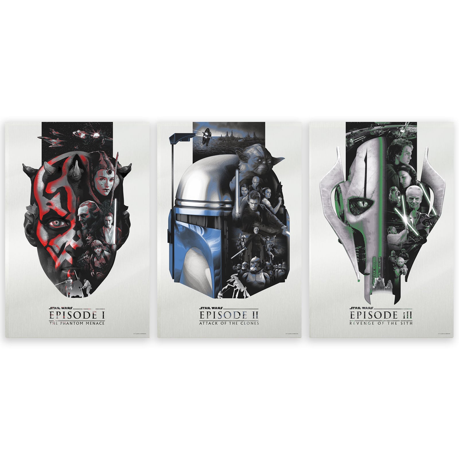 The First, Second and Third by Devin Schoeffler | Star Wars Poster | PopCultArt