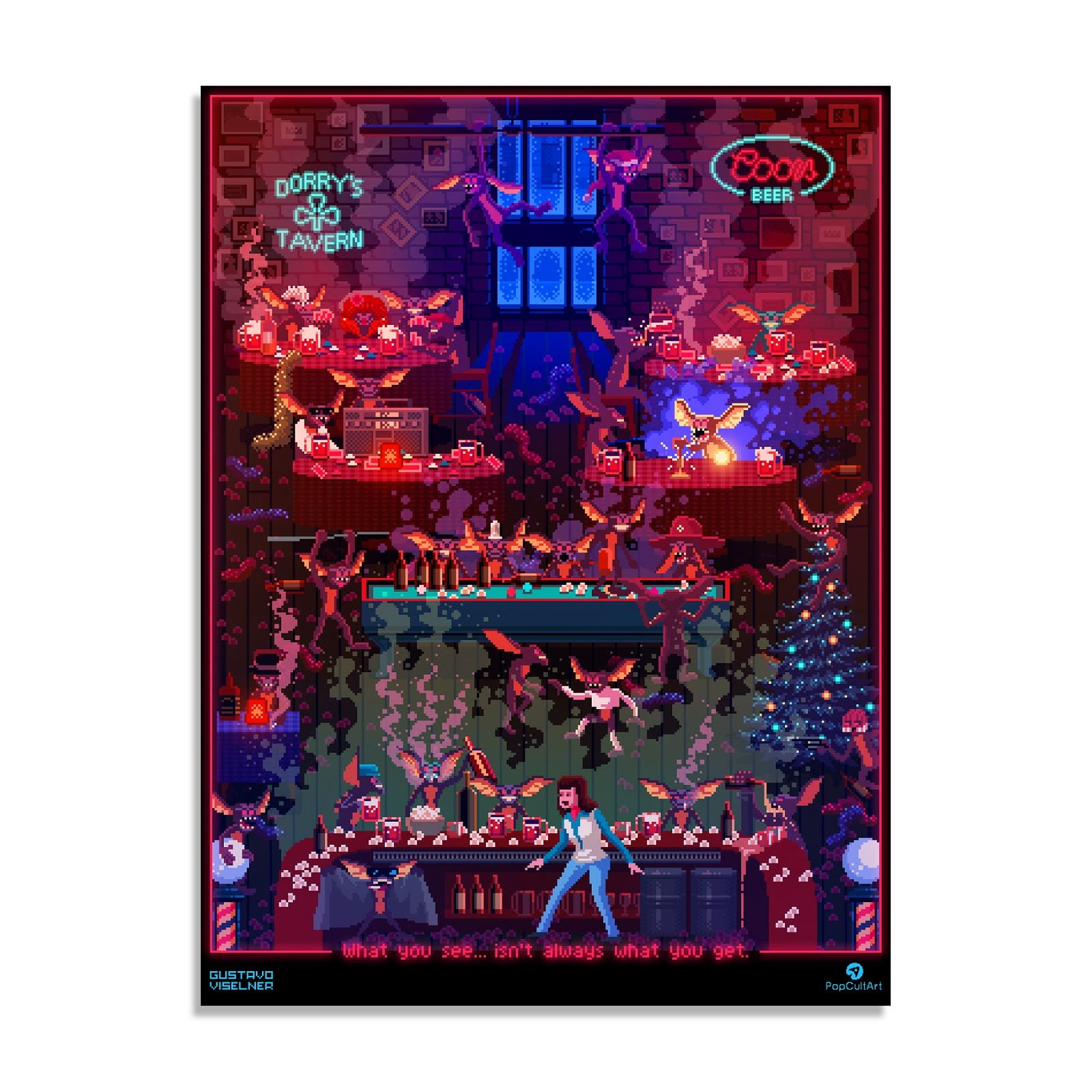 Dorry's Tavern (Original) | Gustavo Viselner | Giclee | PopCultArt.