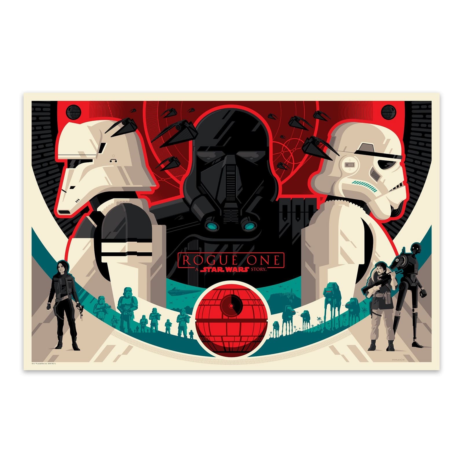 Imperial Forces (Original) | Tom Whalen | Lithograph | PopCultArt.