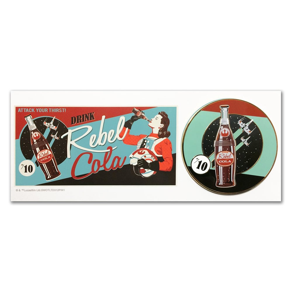 Rebel Cola #1 Collectible Pin | Steve Thomas | Pins | PopCultArt.