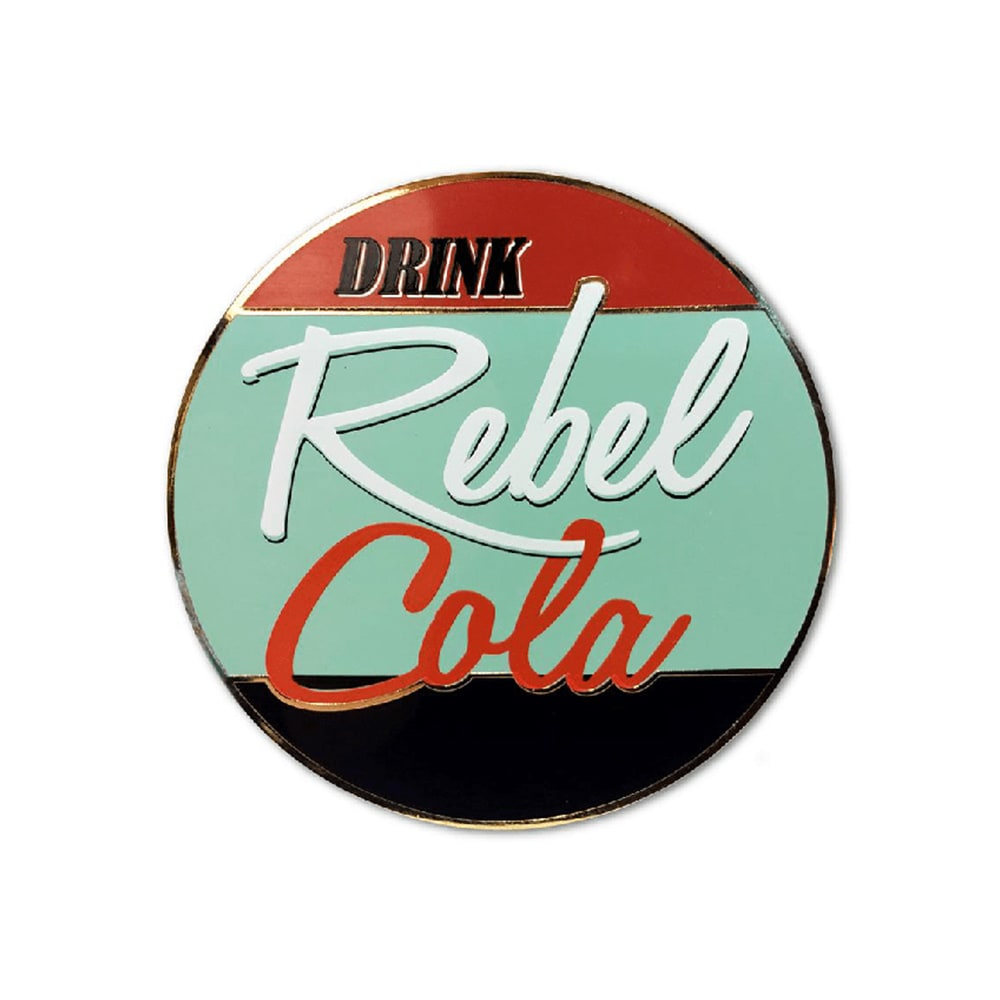 Rebel Cola #2 Collectible Pin | Steve Thomas | Pins | PopCultArt.
