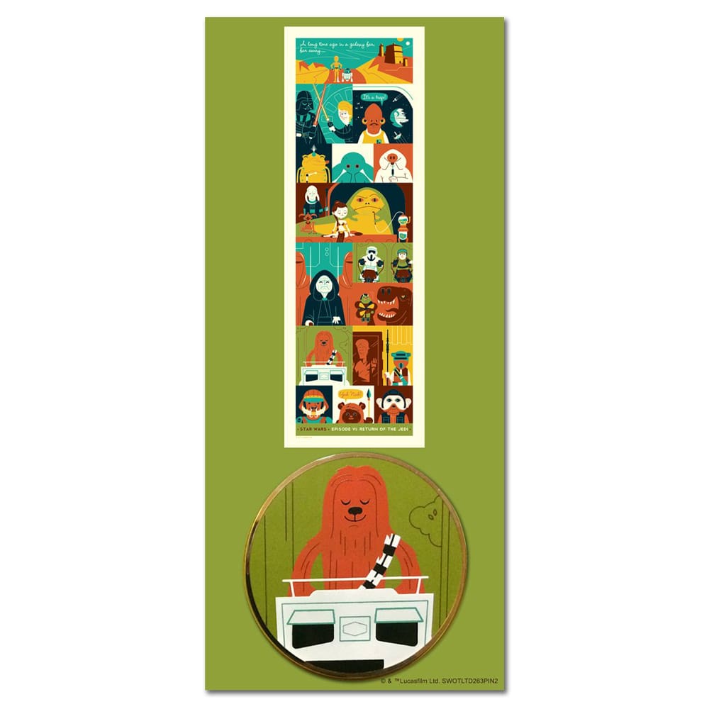 Chewbacca - ROTJ Pin #2 | Star Wars Pin | Dave Perillo | PopCultArt