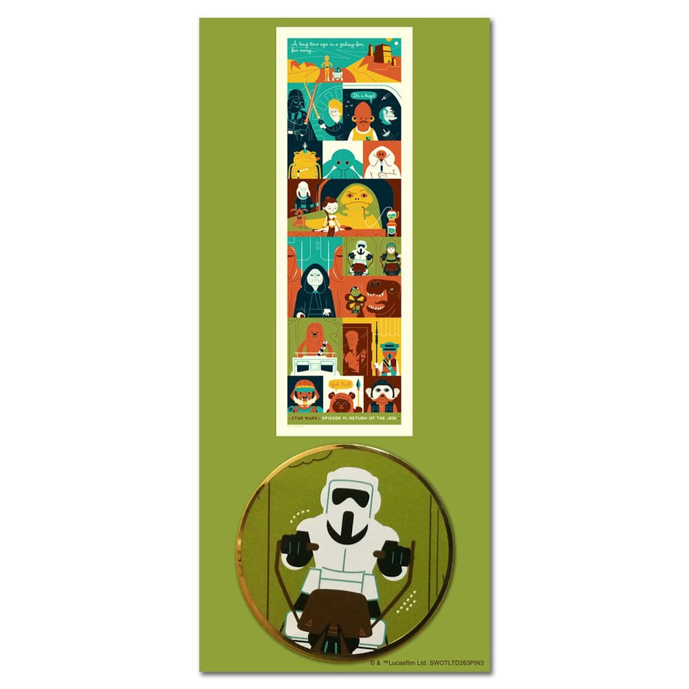 Biker Scout - ROTJ Pin #3 | Star Wars Pin | Dave Perillo | PopCultArt