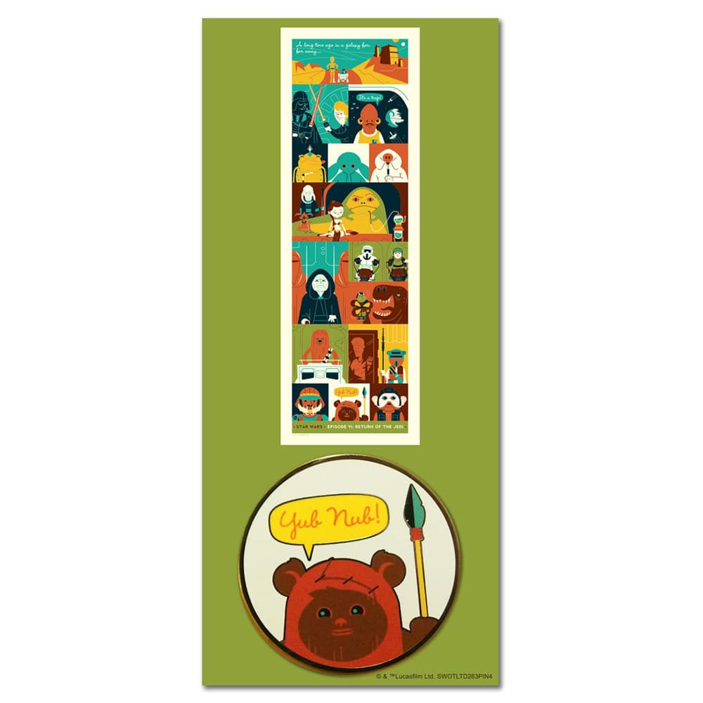 Wicket - ROTJ Pin #4 | Star Wars Pin | Dave Perillo | PopCultArt