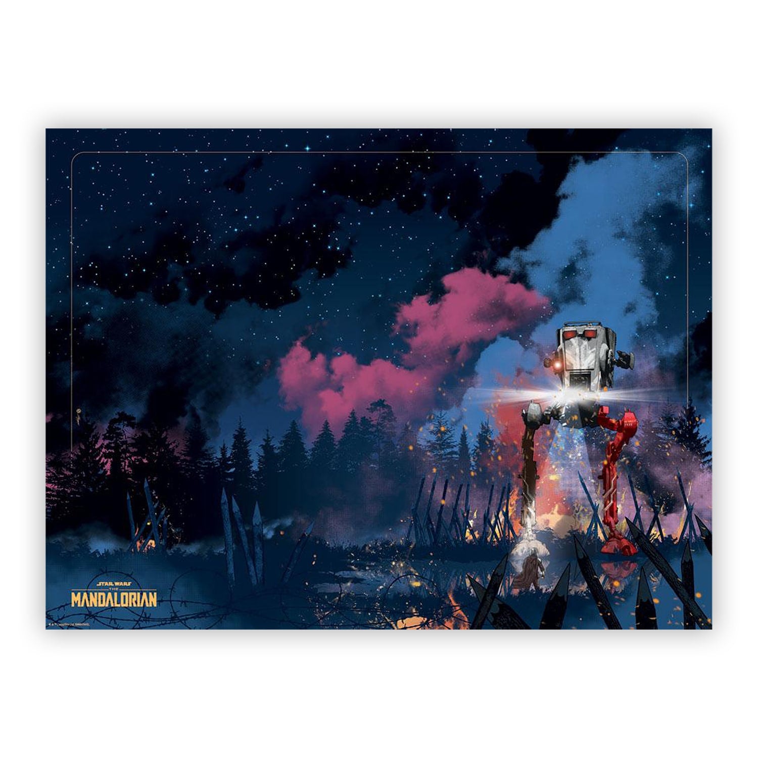 Sanctuary | Star Wars Mandalorian Poster | Guy Stauber | PopCultArt