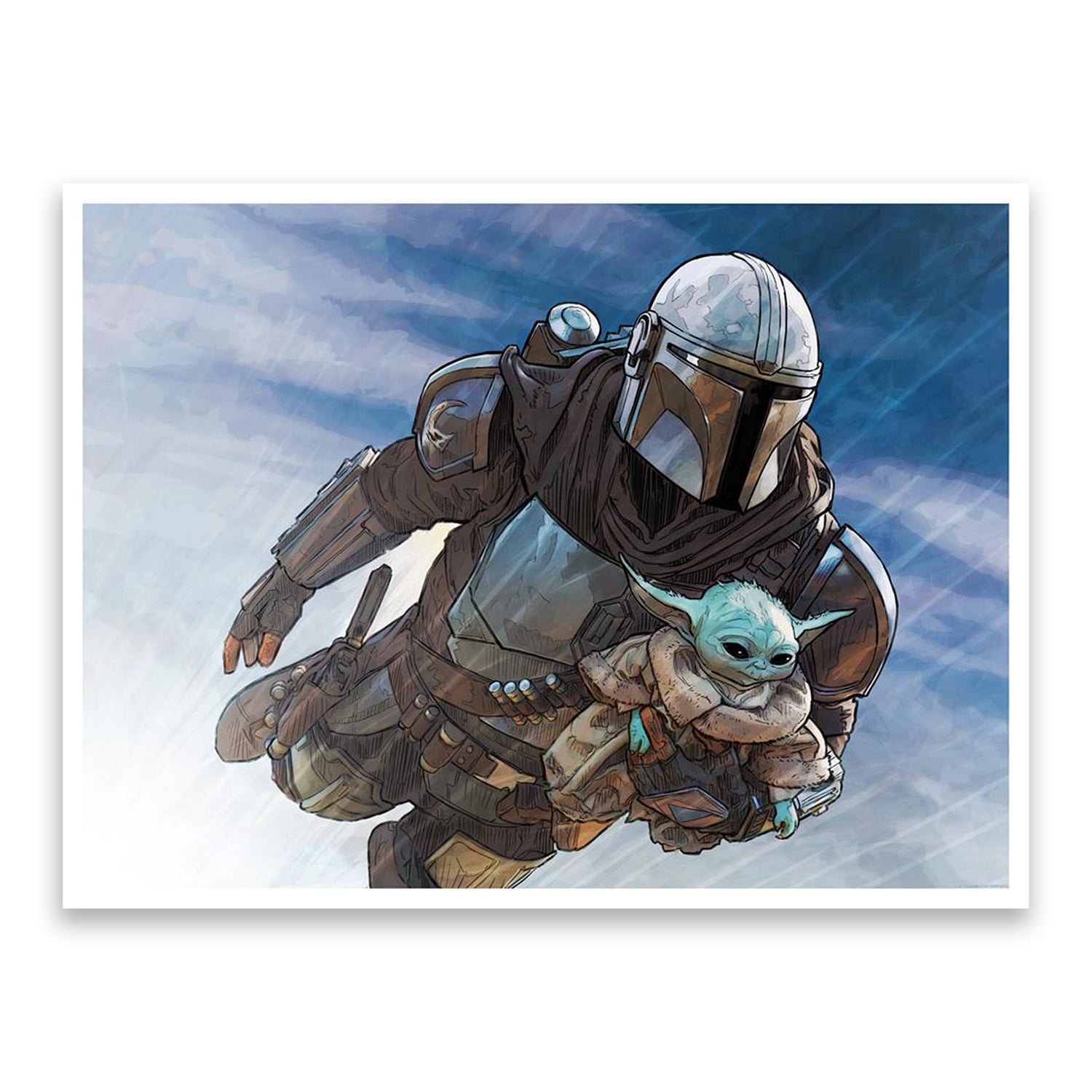 Together Mandalorian Poster | Brent Woodside | PopCultArt