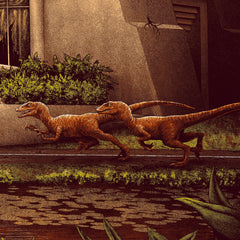 When Dinosaurs Ruled The Earth | Adam Rabalais | Screenprint |  PopCultArt.