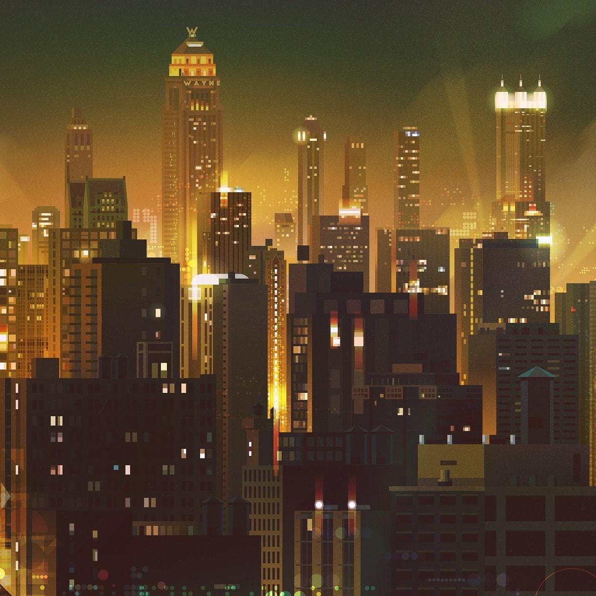 Gotham (Variant) | James Gilleard | Screenprint | PopCultArt.