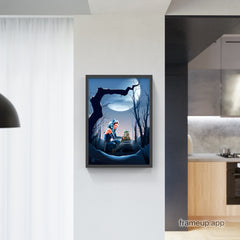 Ahsoka and Grogu-Kayo Takahata-PopCultArt