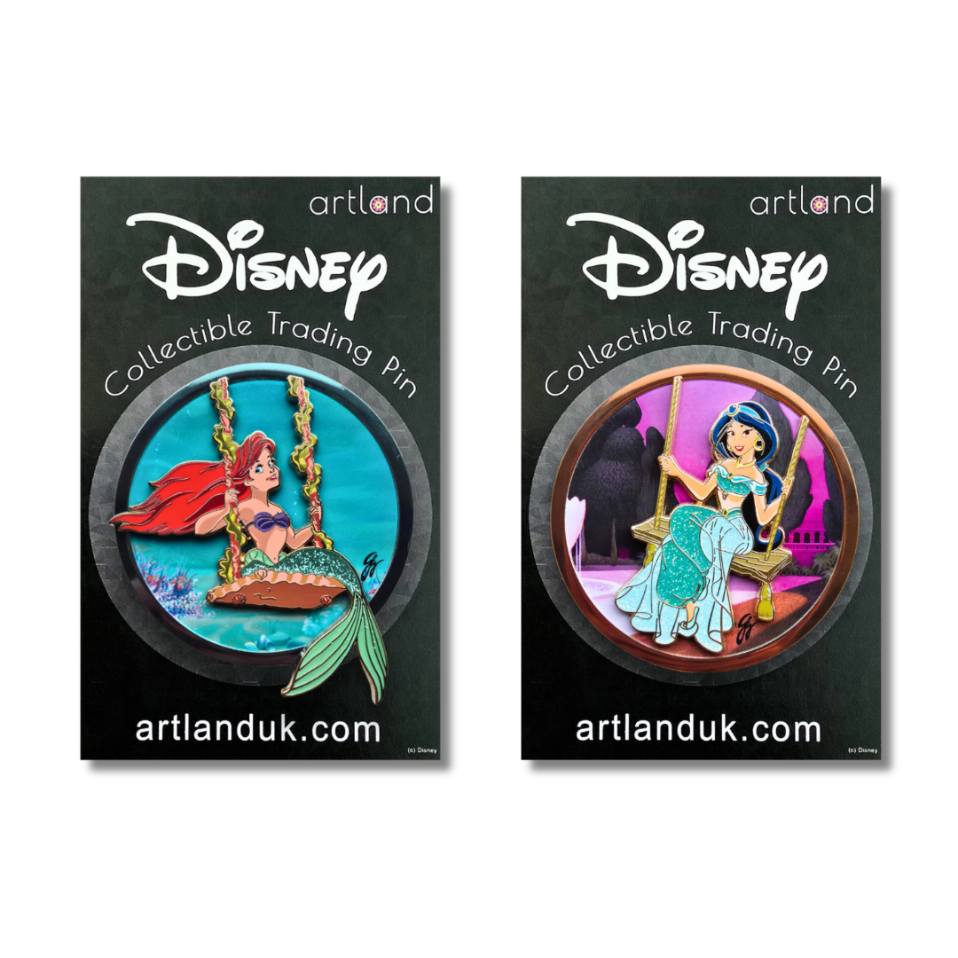 Ariel and Jasmine Swing Duo