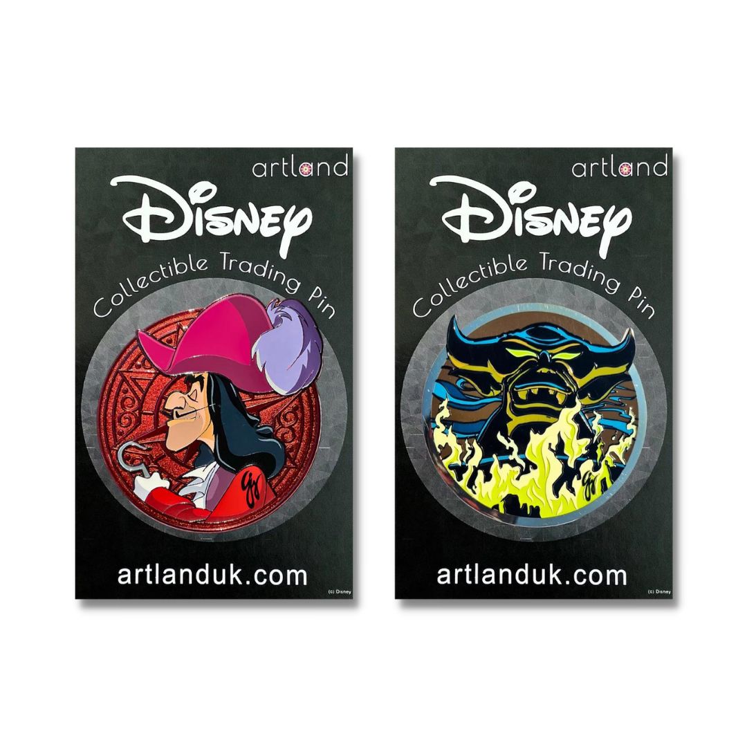 Captain Hook and Chernabog Signature Set of 2-PopCultArt-PopCultArt
