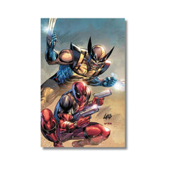 Deadpool: Badder Blood #1 Variant C (Canvas)-Rob Liefield-PopCultArt