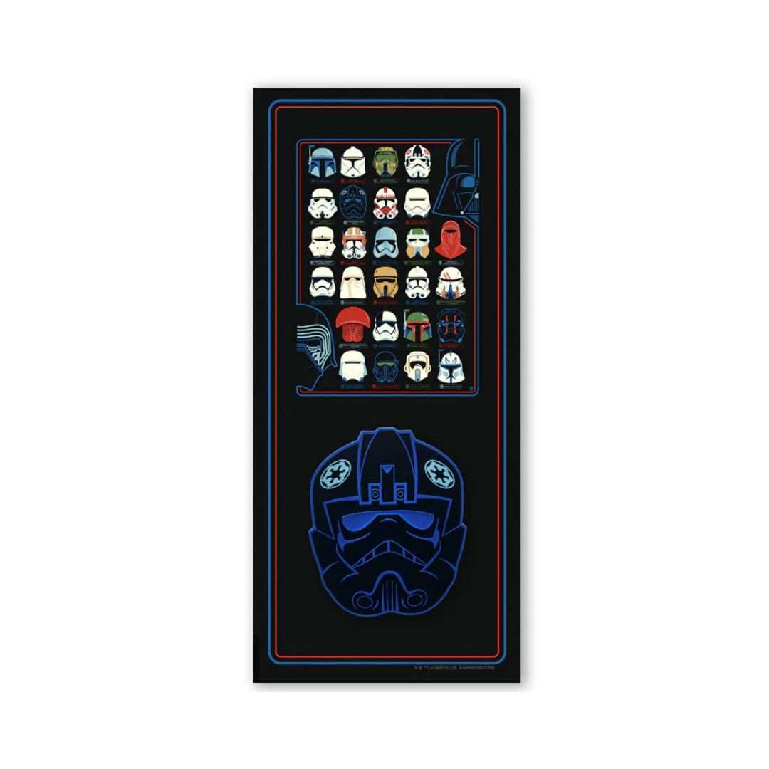 Helmets: Tie Fighter Pilot Collectible Pin