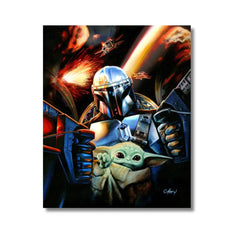 Mando's Escape-Claudio Aboy-PopCultArt