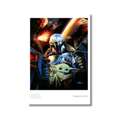 Mando's Escape-Claudio Aboy-PopCultArt