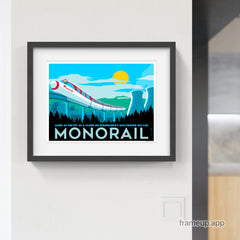 Monorail-Brian Miller-PopCultArt