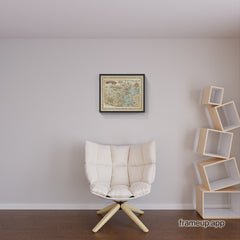 Official Map of Disenchantment-Production Art-PopCultArt