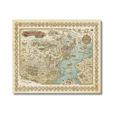 Official Map of Disenchantment-Production Art-PopCultArt