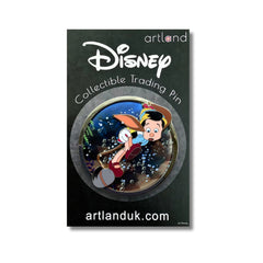 Pinocchio Pin on Glass