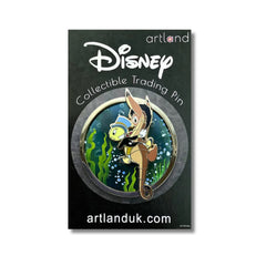 Jiminy Cricket Pin on Glass