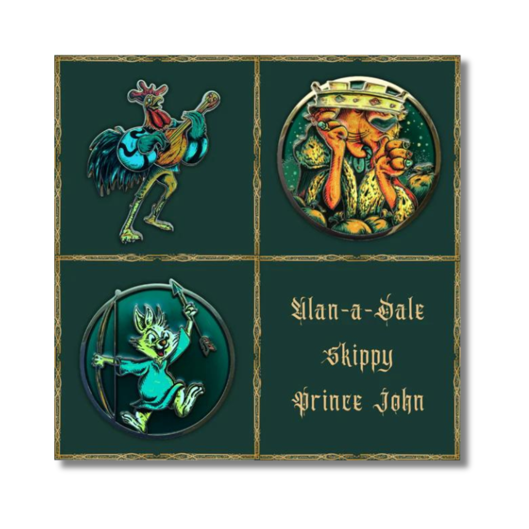 Set of 3 - Alan-a-dale, Skippy, Prince John