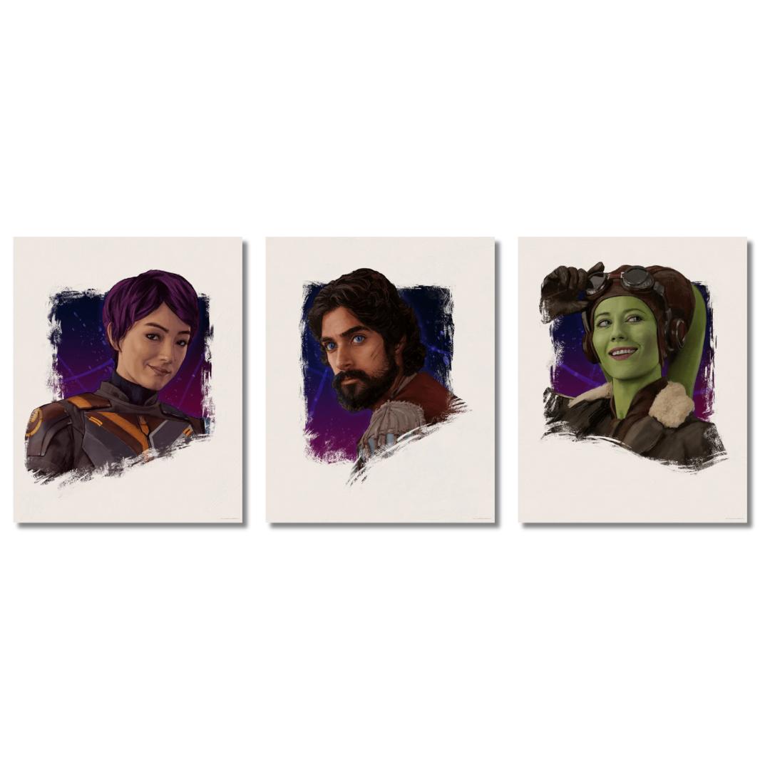 The General, The Lost Jedi and The Apprentice-Brandon Kenney-PopCultArt