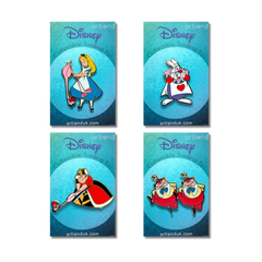 Wonderland Set of Four-PopCultArt-PopCultArt