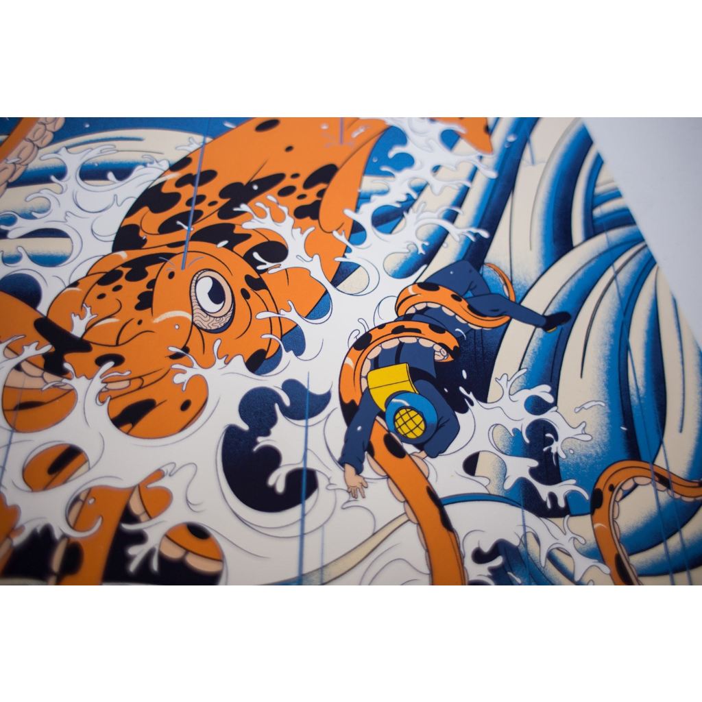 20,000 Leagues Under the Sea (Original) | Andrew Archer | Screenprint |  PopCultArt.