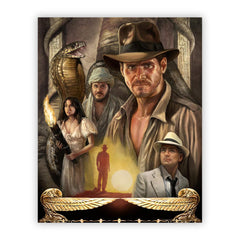 Adventure Awaits | Raiders of the Lost Ark Poster | Julian Vidales