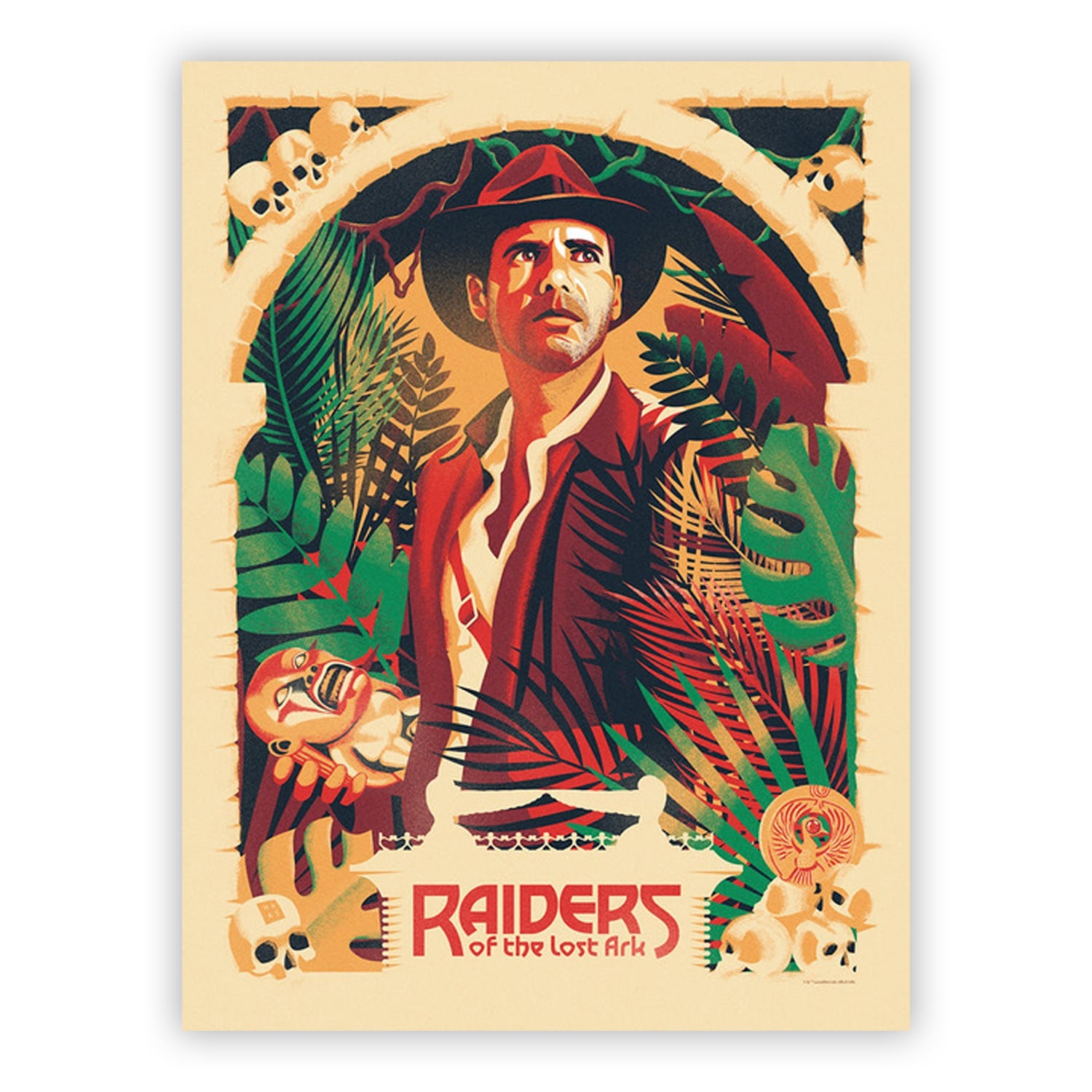 Adventure Has A Name | Indiana Jones Poster | Danny Haas | PopCultArt