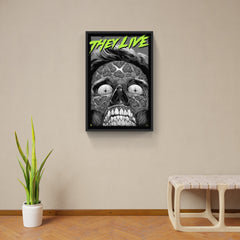 They Live (Glow-In-The-Dark Variant) | Luke Preece | Screenprint |  PopCultArt.
