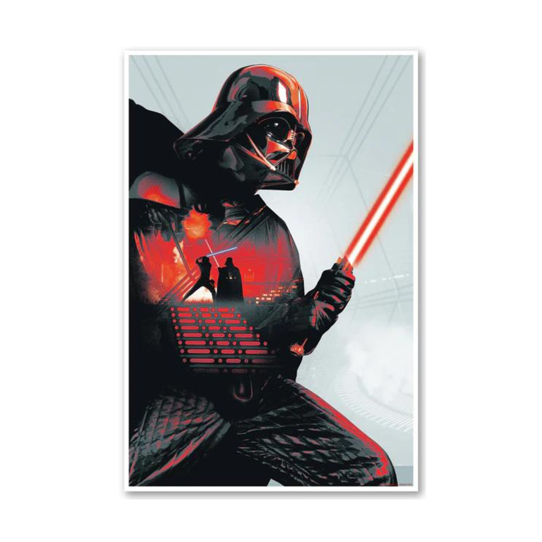 Now I Am the Master | Star Wars Poster | Devin Schoeffler | PopCultArt 