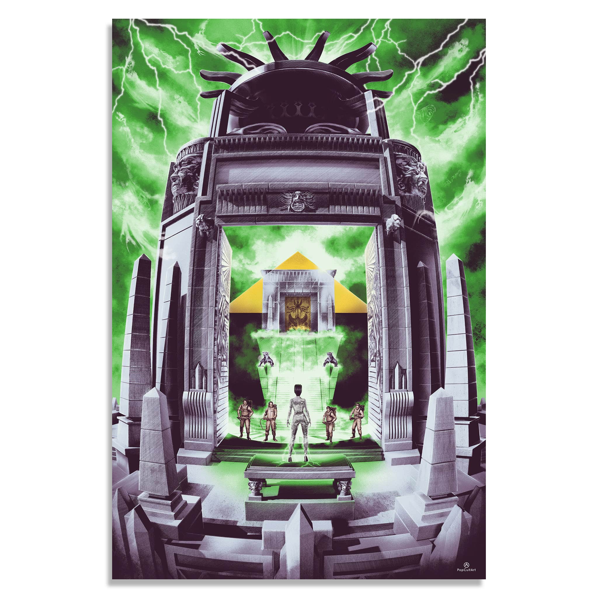 Ghostbusters (Variant) by Chris Skinner | Screenprint |  PopCultArt