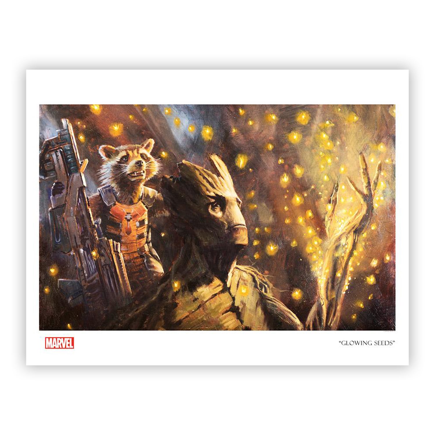 Glowing Seeds | Guardians of the Galaxy Poster | Christopher Clark