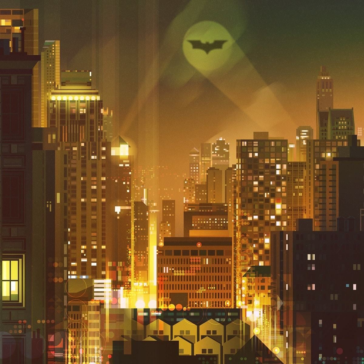 Gotham (Variant) | James Gilleard | Screenprint |  PopCultArt.