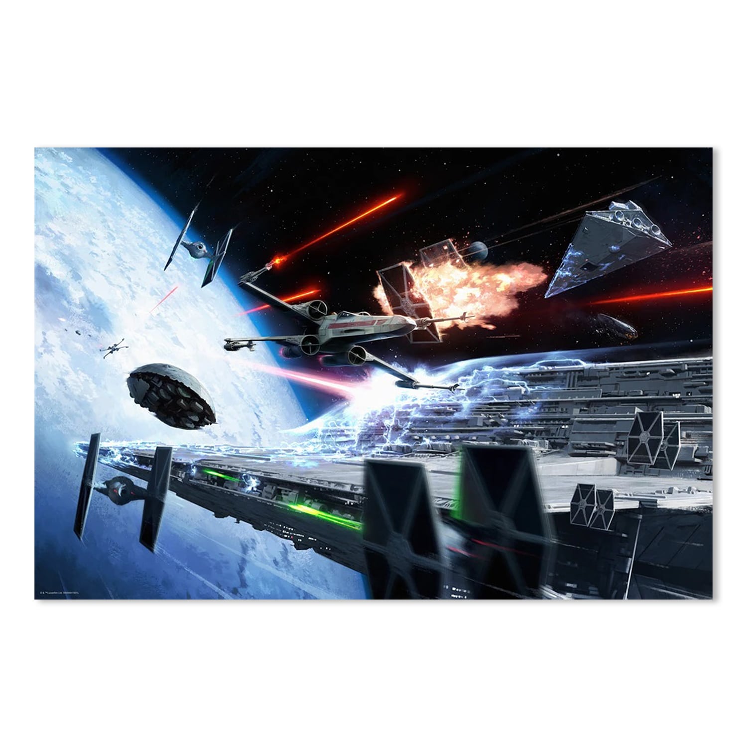 Hoth Evacuation | Star Wars Movie Poster | PopCultArt