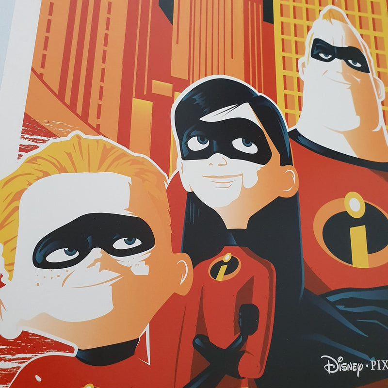 The Incredibles by Rico Jr | Movie Poster | Disney Pixar | PopCultArt