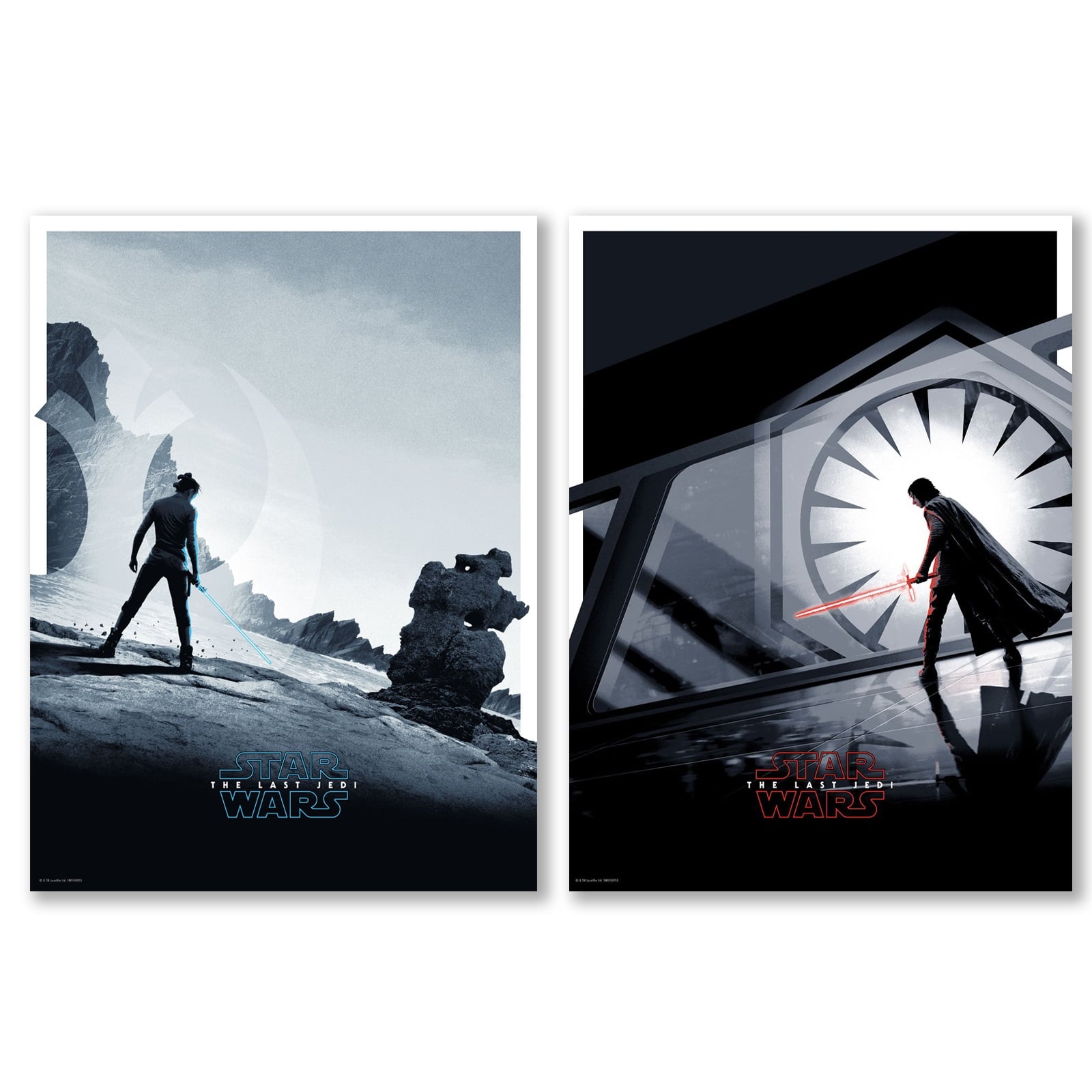 Kylo x Rey | Matt Ferguson | Screenprint |  PopCultArt.