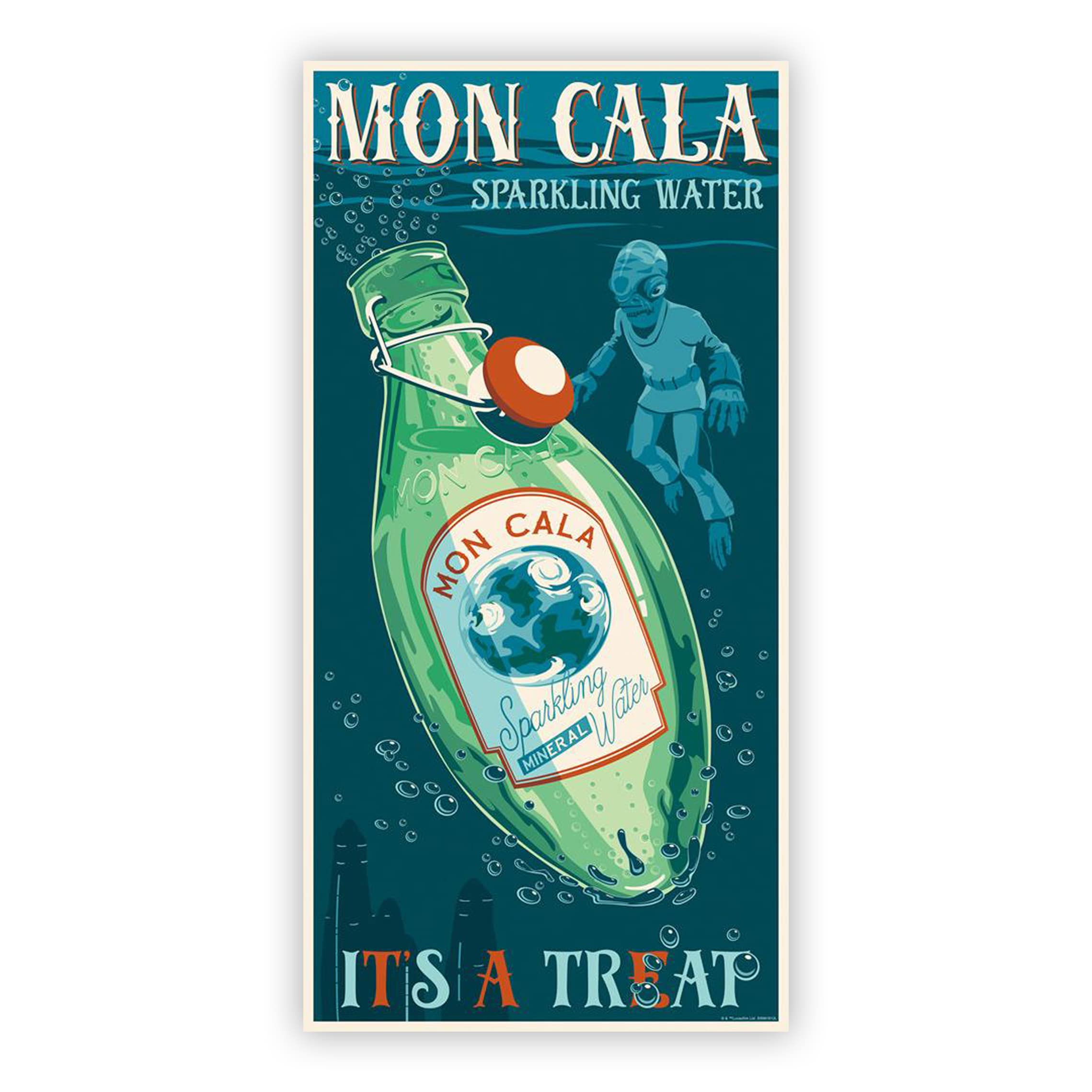 Mon Cala Water | Return of the Jedi Poster | Steve Thomas | PopCultArt