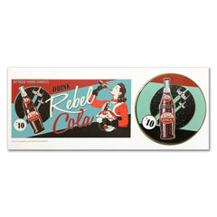 Rebel Cola #1 Collectible Pin | Steve Thomas | Pins |  PopCultArt.