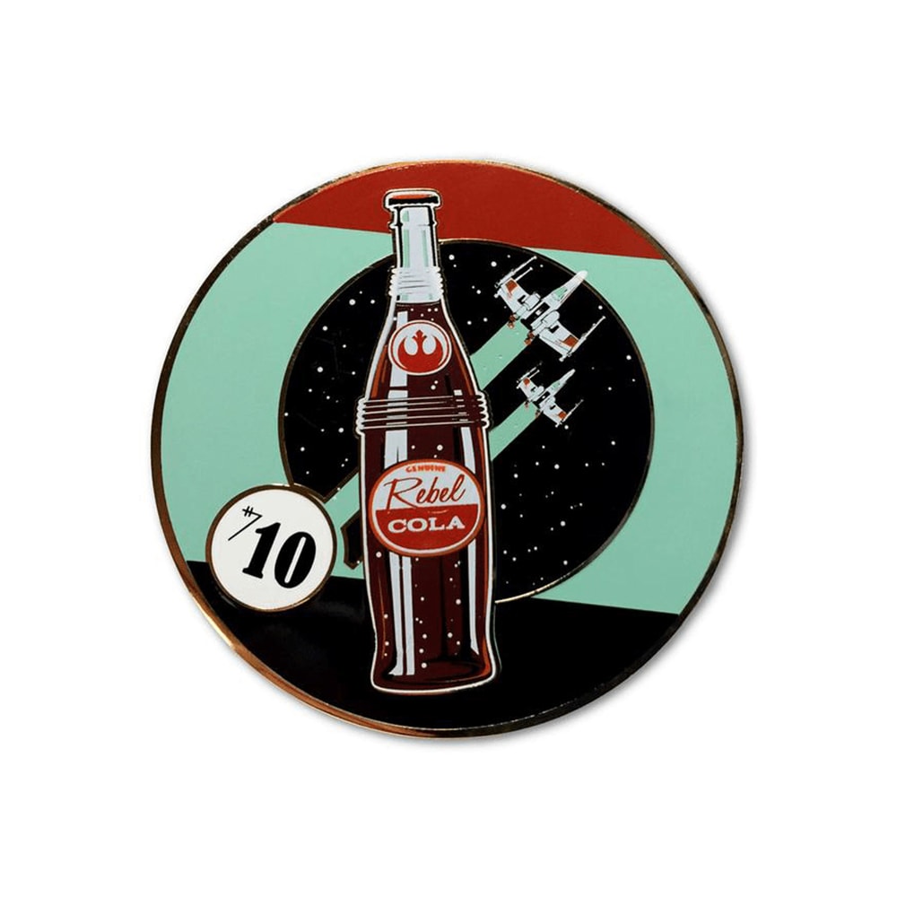 Rebel Cola #1 Collectible Pin by Steve Thomas | Star Wars | PopCultArt